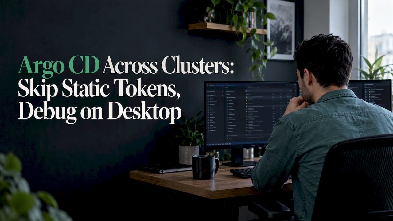 Argo CD Across Clusters: Skip Static Tokens, Debug on Desktop