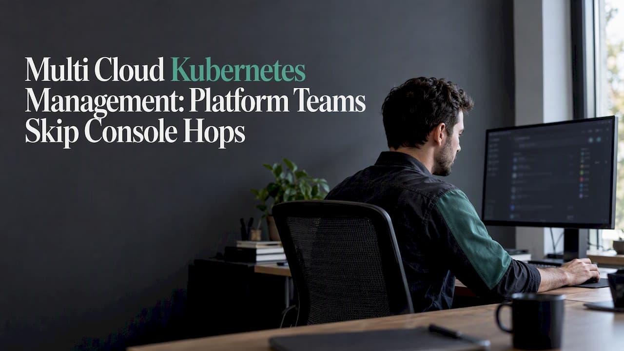 Multi Cloud Kubernetes Management: Platform Teams Skip Console Hops