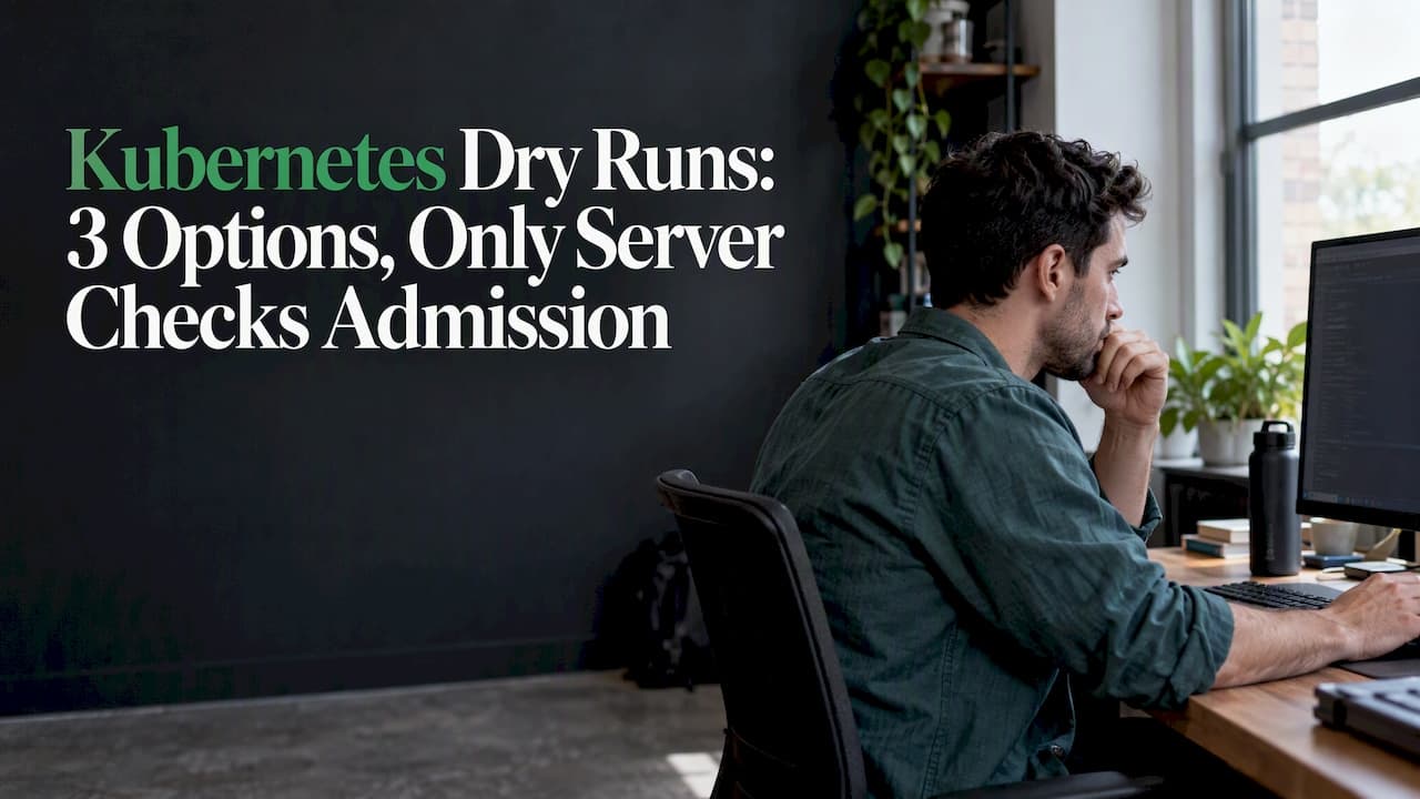 Kubernetes Dry Runs: 3 Options, Only Server Checks Admission